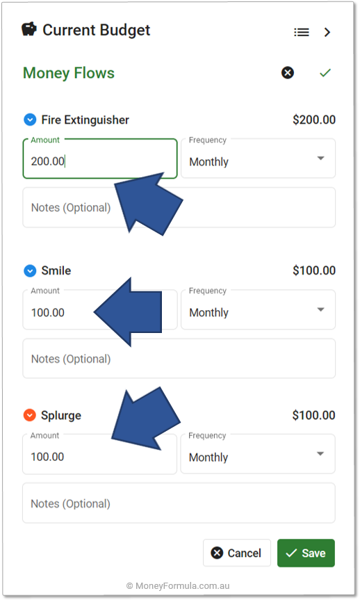 Barefoot Investor App Initial Bucket Amounts