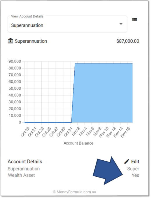 Barefoot App Buckets Grow Asset Account