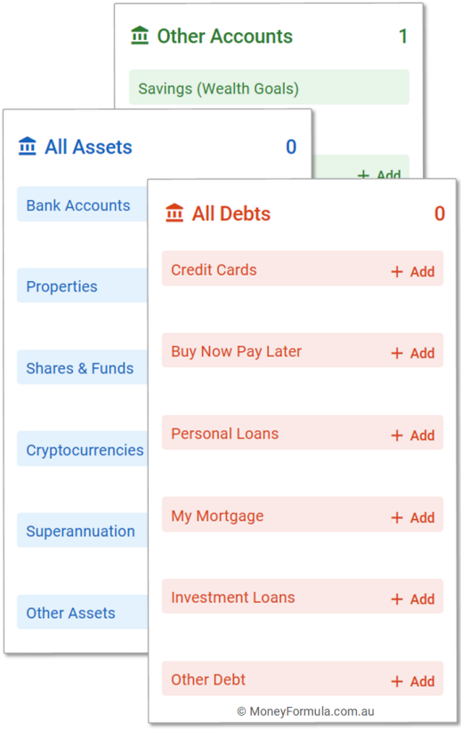 Personal Finance App Cash Money Flows