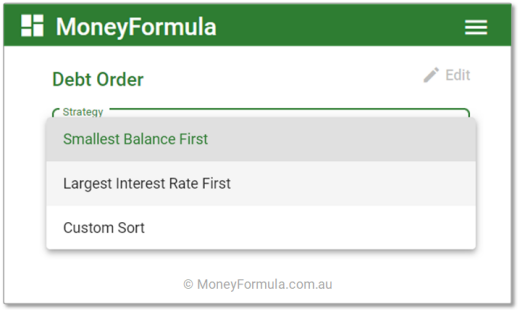 Personal Finance App Debt Strategy - Choosing a Debt Strategy.