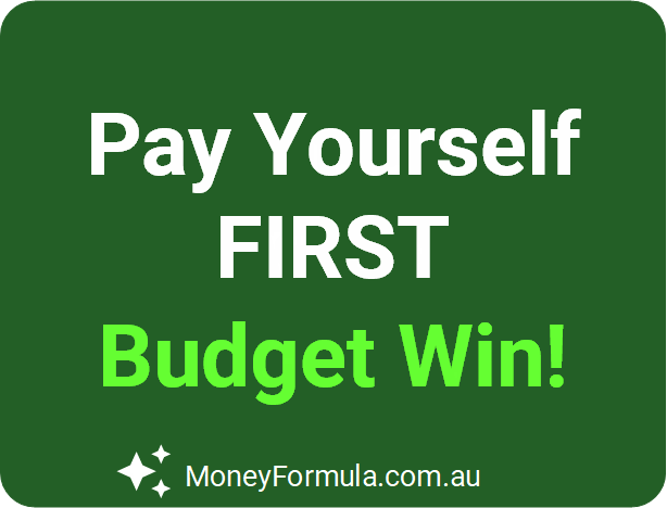 Pay Yourself First Easy Budget Win.